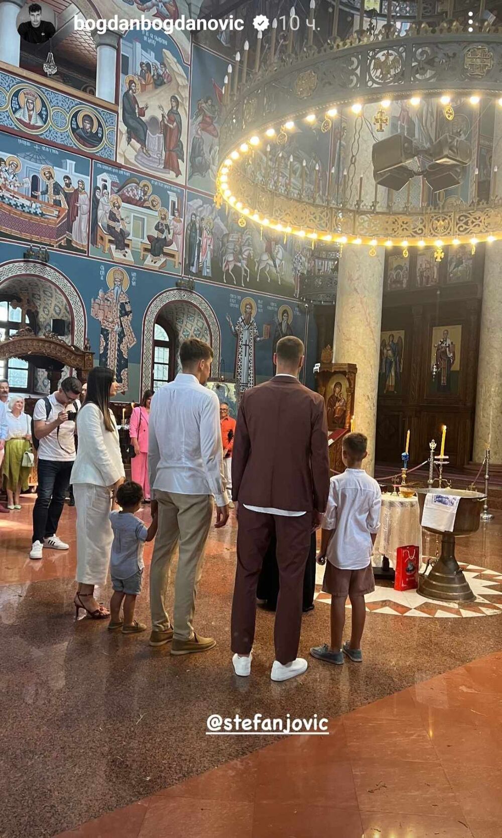 Bogdanović kumuje Jovićevom sinu