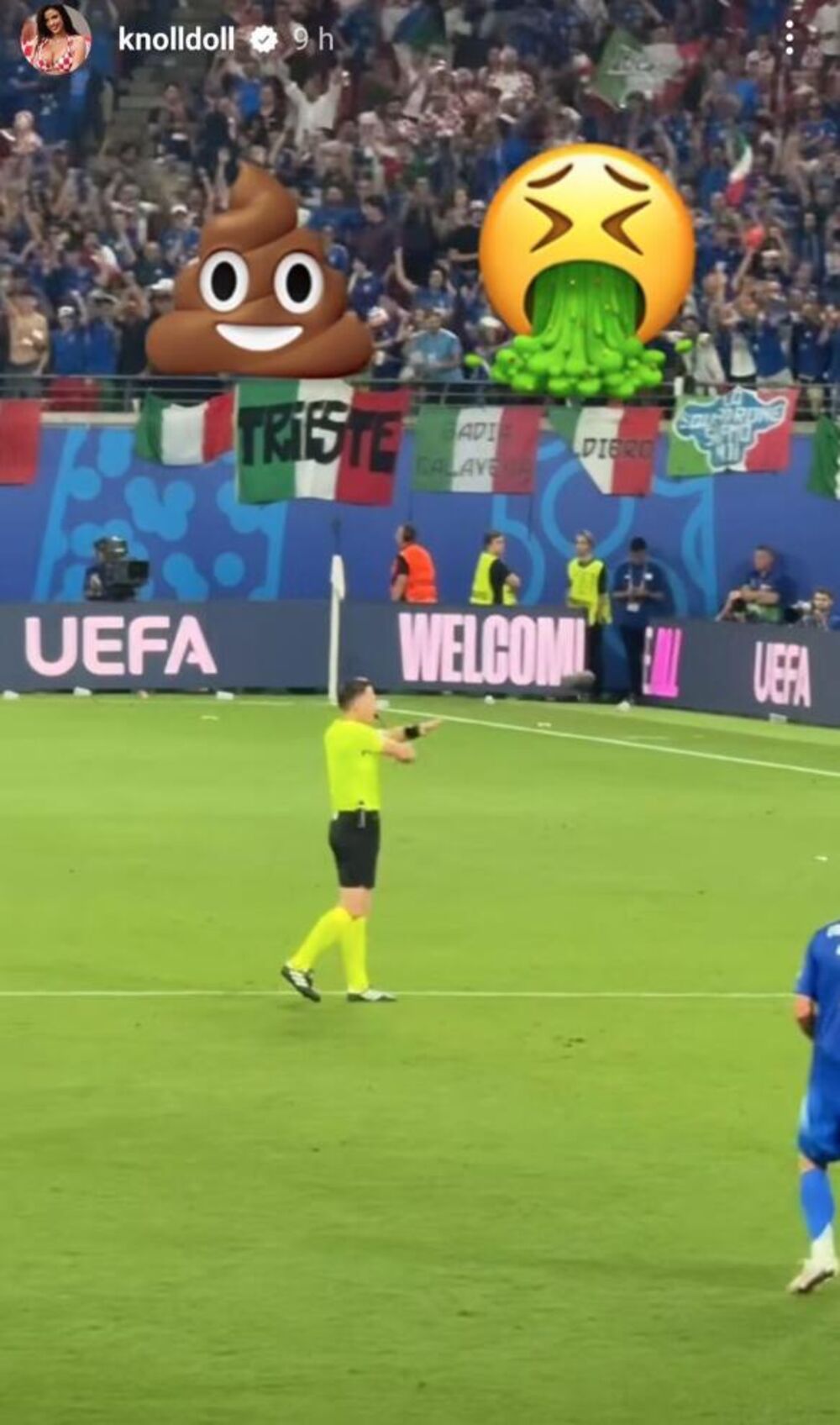 Ivana Knol popljuvala sudiju