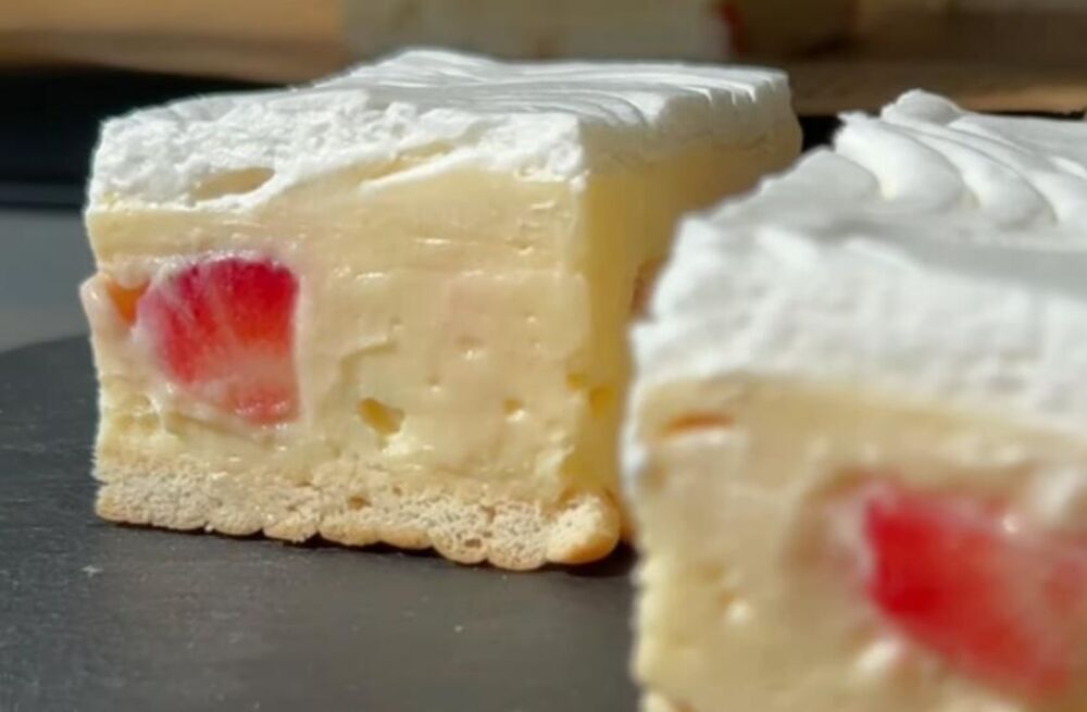 Kolač sa jagodama, Kolač ledeno nebo