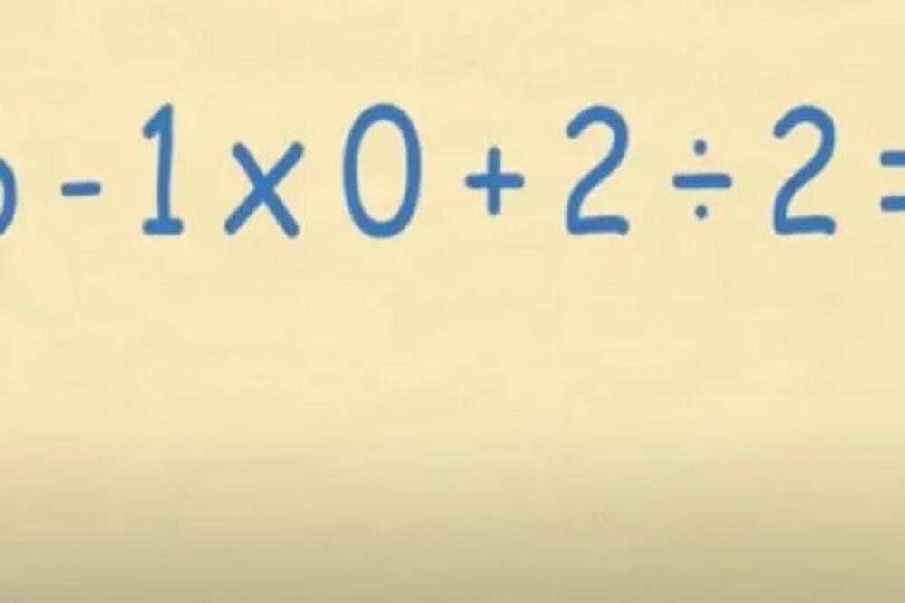 OVAJ ZADATAK NAPRAVLJEN JE ZA OSNOVCE, A ČAK 92% ODRASLIH NE MOŽE DA GA REŠI: Odmah proverite spadate li u manjinu