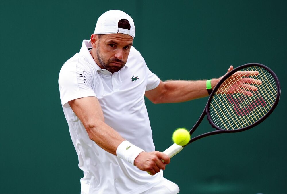 Grigor Dimitrov na meču protiv Dušana Lajovića