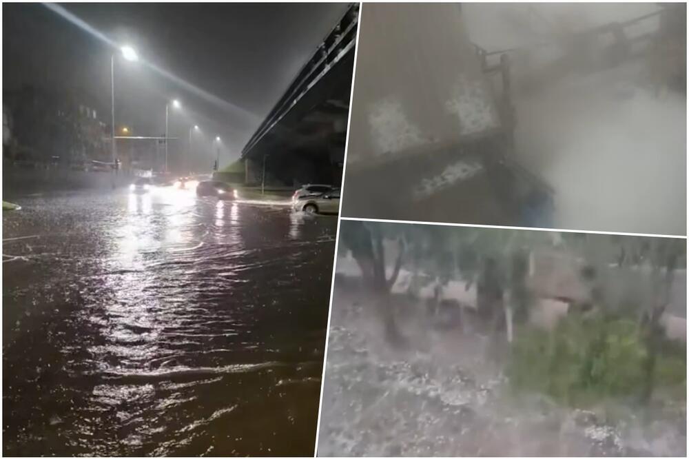 Hrvatsku pogodilo jezivo snažno nevreme, ulice su poplavljene: Najjači udar tek sledi, a onda stiže u Srbiju!