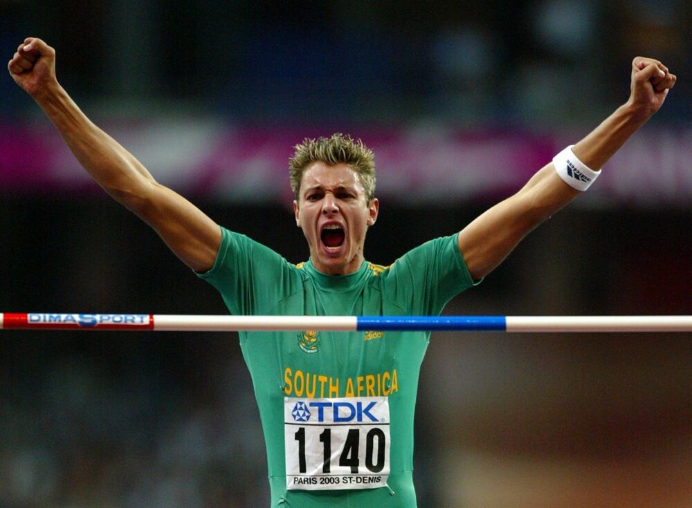 Žak Frajtag na Svetskom prvenstvu 2003. godine u Parizu gde je osvojio zlatnu medalju