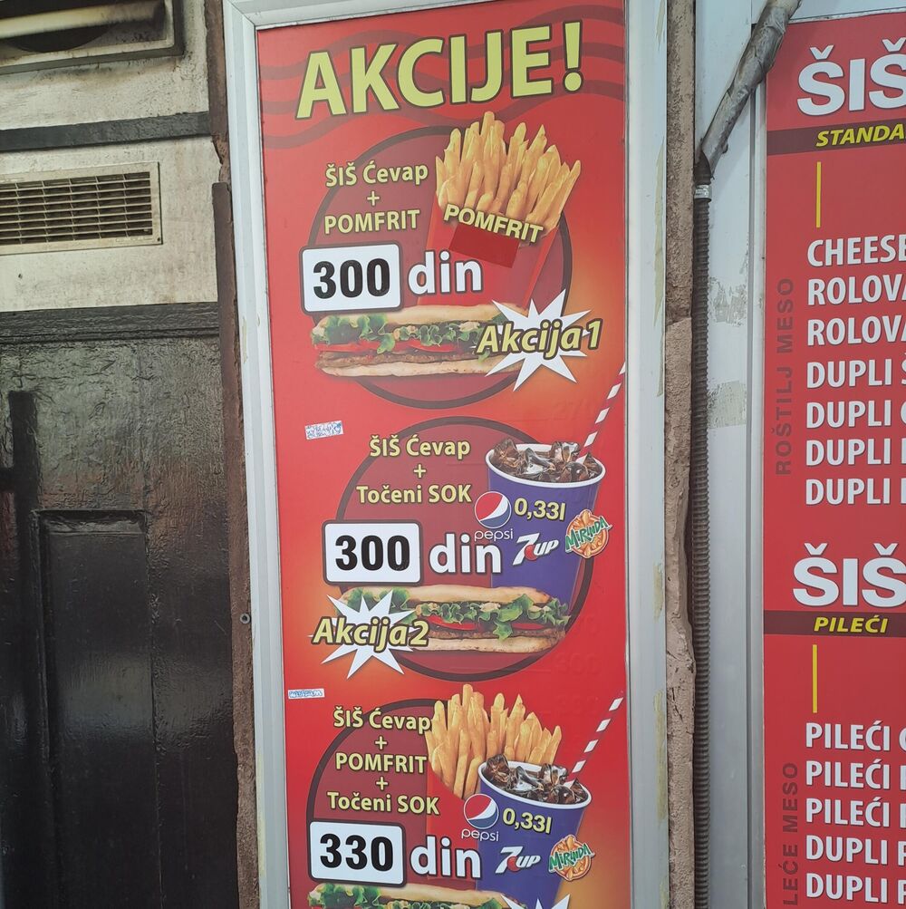 Akcije u brzoj hrani