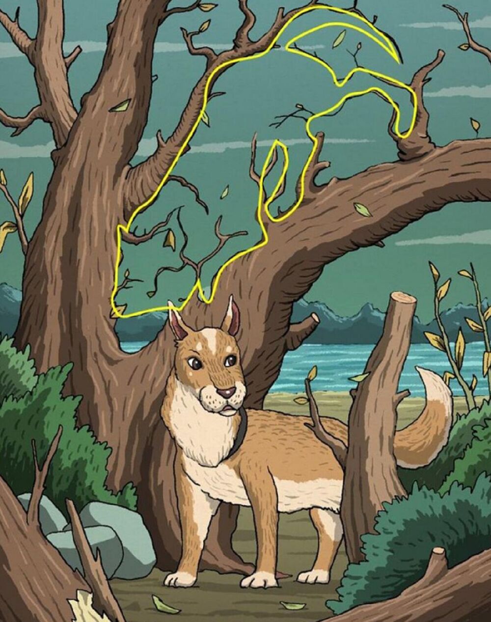 Za ovu optičku iluziju je potrebno malo truda, jer samo retku uspeju da uoče životinju koja se krije na njoj