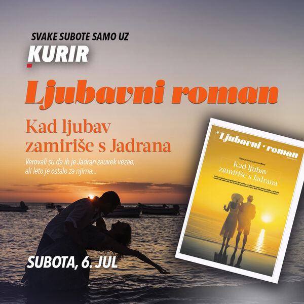 KURIR JE ZA VAS PRIPREMIO FANTASTIČAN POKLON - U SUBOTU 6. JULA, LJUBAVNI ROMAN!