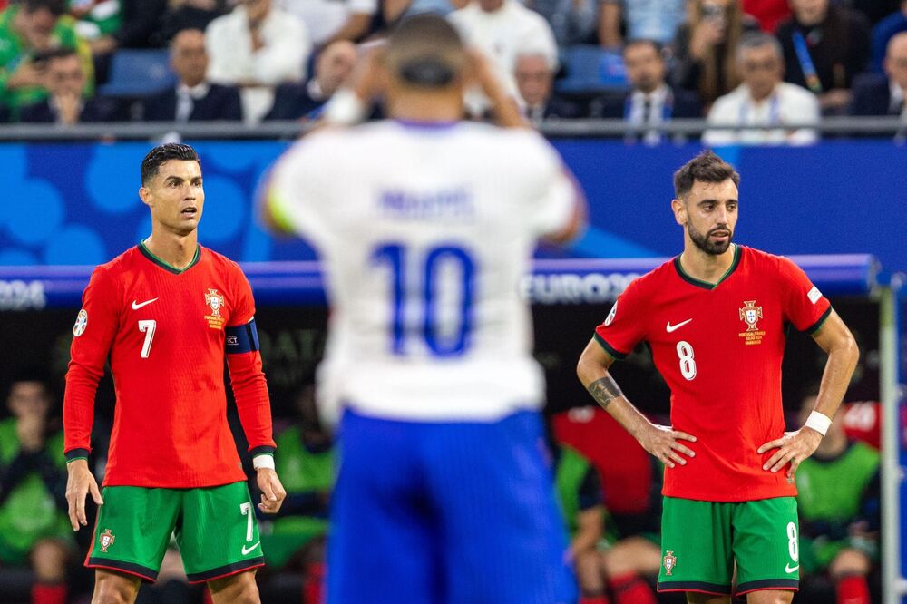 Detalj sa meča Portugala i Francuske 