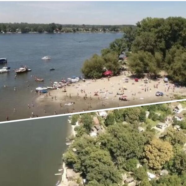 Retko ko zna za ovu peščanu oazu na Dunavu: Idealno mesto za porodice, ima puno prirodnog hlada (FOTO)