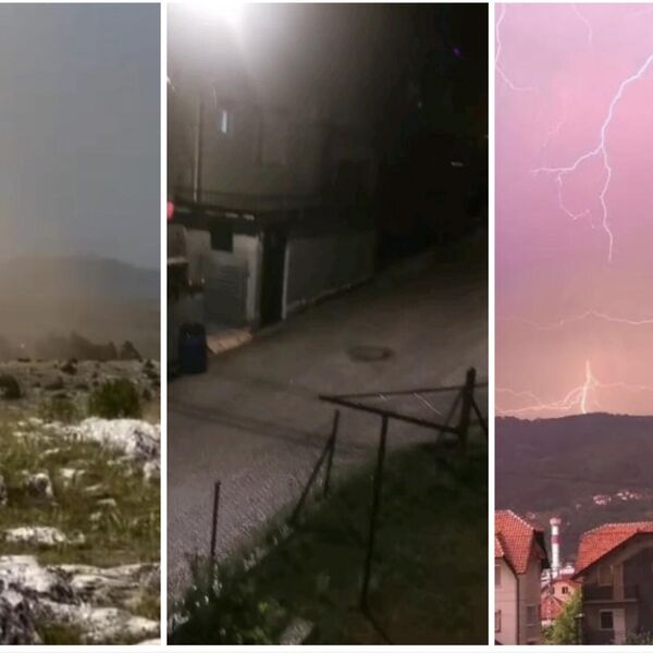 U ovom delu Srbije već grmi i pljušti: Pašće više od 20 litara kiše, ovi delovi su sledeći na udaru jakog nevremena