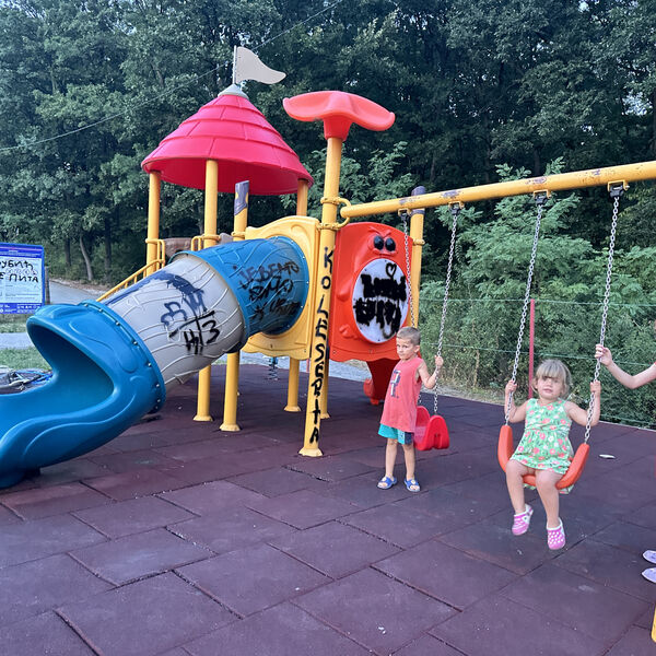 "Šaljem vam sliku da svi vide sramotu": Na dečjem igralištu u Bjelovaru osvanuli kukasti krst i ustaški simboli!