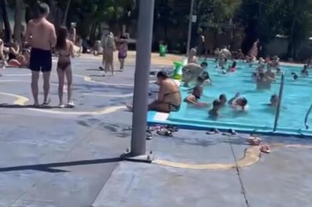 PA, ZAR PRED DECOM?! Nestašni deka se "ZANEO" sa 43 godine mlađom ženom, BLUD I RAZVRAT NA JAVNOM BAZENU!