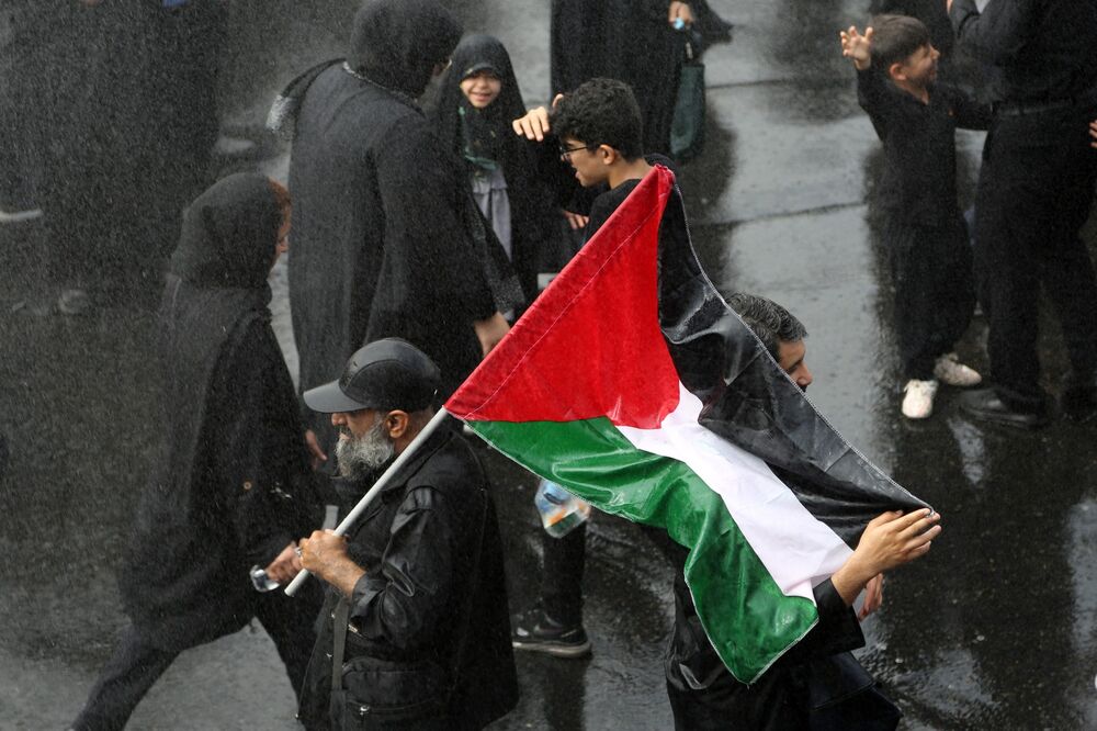 Teheran, Ismail Hanije, Zastava Palestine