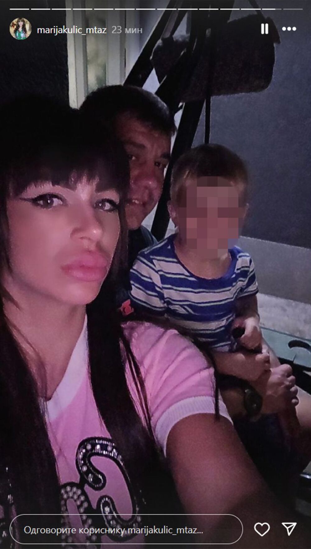 Miljana, Ivan i sin Željko