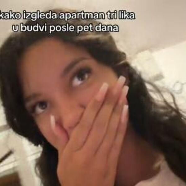 Nevena izdala apartman u Budvi trojici momaka, oni ga urnisali! U neverici gledala šta su ostavili za sobom (VIDEO)
