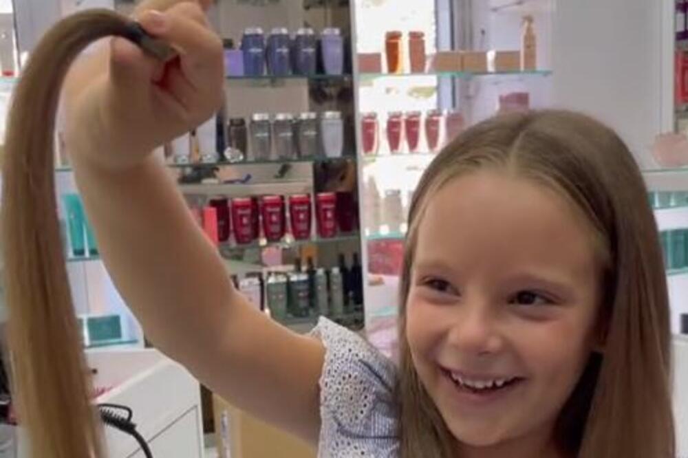 Dirljiv gest devojčice iz Nove Pazove: Mala Tara Krneta donirala svoju kosu za decu obolelu od raka