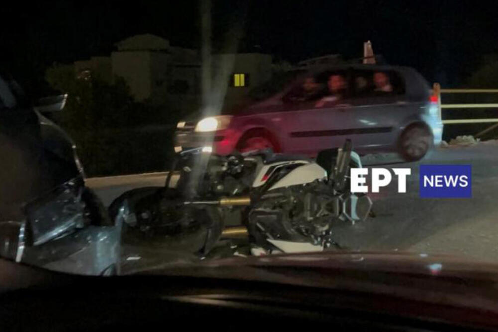 Bajker se direktno zakucao u Srbe na putu u Grčkoj: Jezive slike nesreće kod Halkidikija, motorista kritično (FOTO)