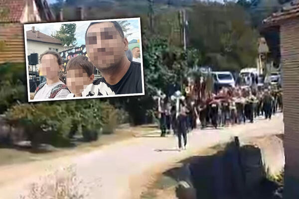 Sahranjeni brat i sestra koji su poginuli u sudaru sa vozom: Porodica nosila dva bela krsta, otac slomljen od bola