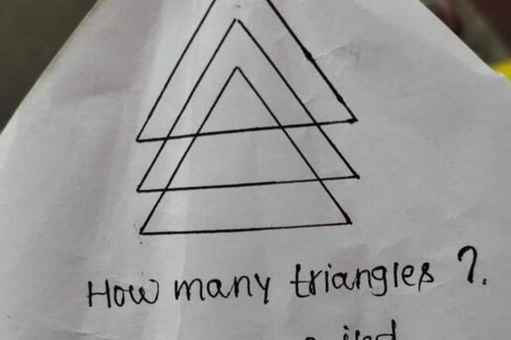 Samo najinteligentniji mogu da prebroje sve trouglove na slici: Deluje lako, a ustvari retko ko uspe (FOTO)