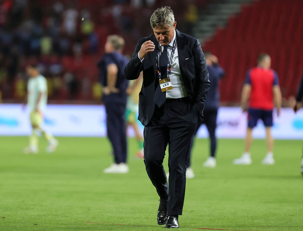 Dragan Stojković Piksi posle utakmice Srbije i Španije
