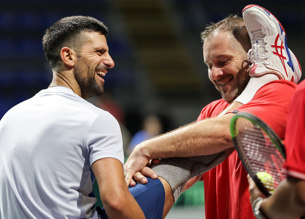 Đoković sa trenerom