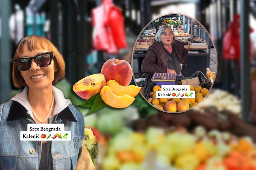 "Što je nije gađala nektarinom u glavu": Srbi kipte od besa zbog snimka Beograđanke na Kalenić pijaci (VIDEO)