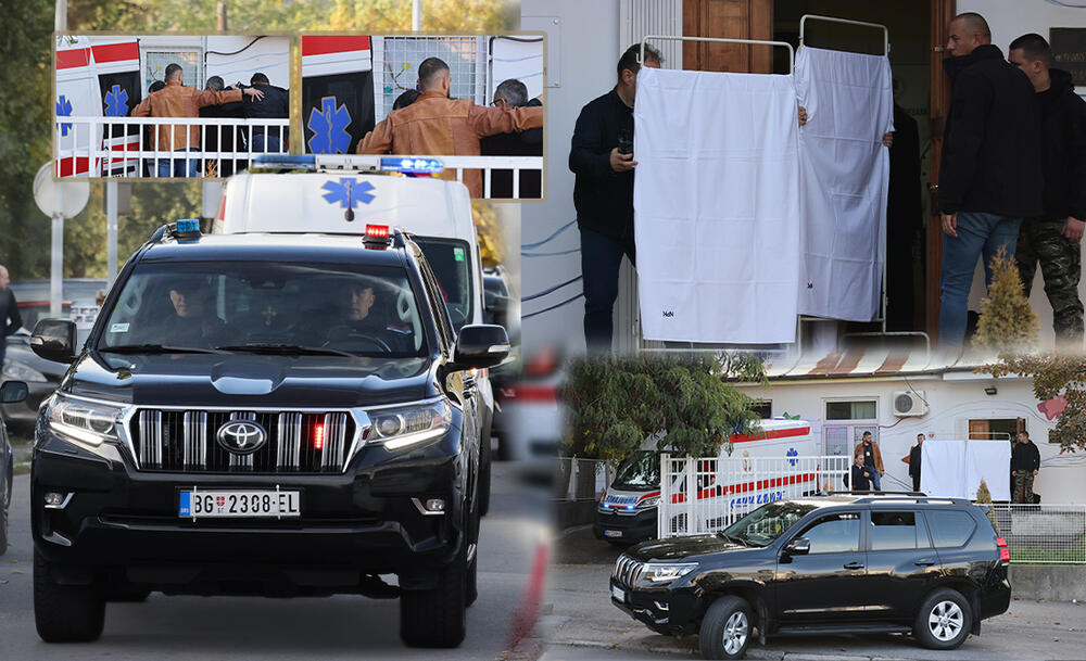 DEČAK UBICA IZVEDEN IZ BOLNICE! Kostu inspektori krili KIŠOBRANOM, imao je i kačket na glavi, odveli su ga na sud