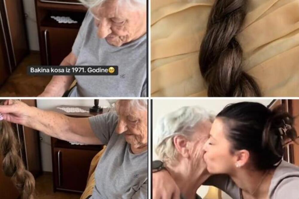 Ana odlučila da donira bakinu kosu staru skoro 50 godina: Objavila emotivan video, a ljudi je zbog ovoga osuđuju