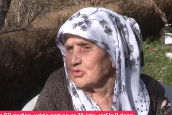 Legendarna baka iz Tutina otkrila svoju tajnu dugovečnosti! Ima devetoro dece i dvocifren broj unučadi, evo i kako