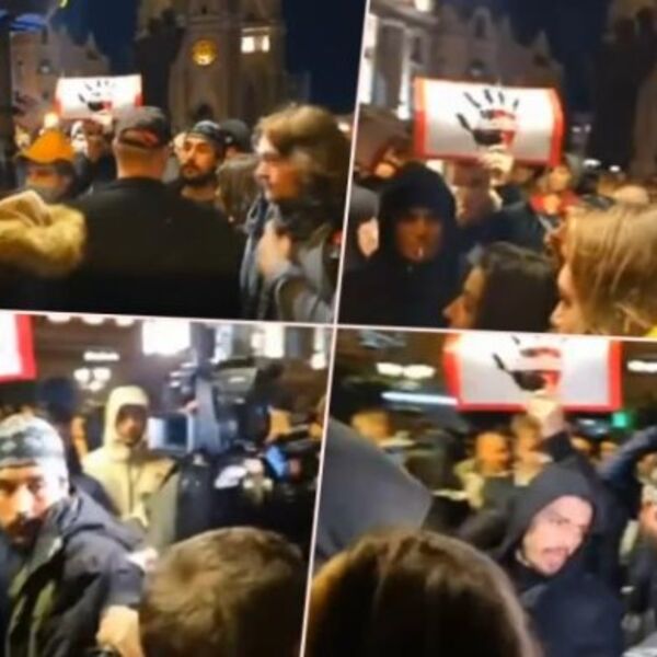 Međusobno se potukli demonstranti u Novom Sadu: Razbijaju stakla, pokušavaju da razvale vrata na Gradskoj kući