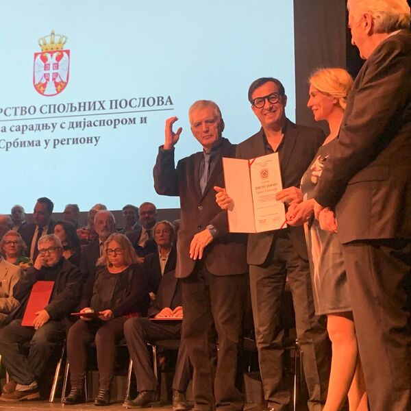 Dodeljena godišnja nagrada Kulturno - prosvetne zajednice Srbije, laureat i novinar Goran Jovanović
