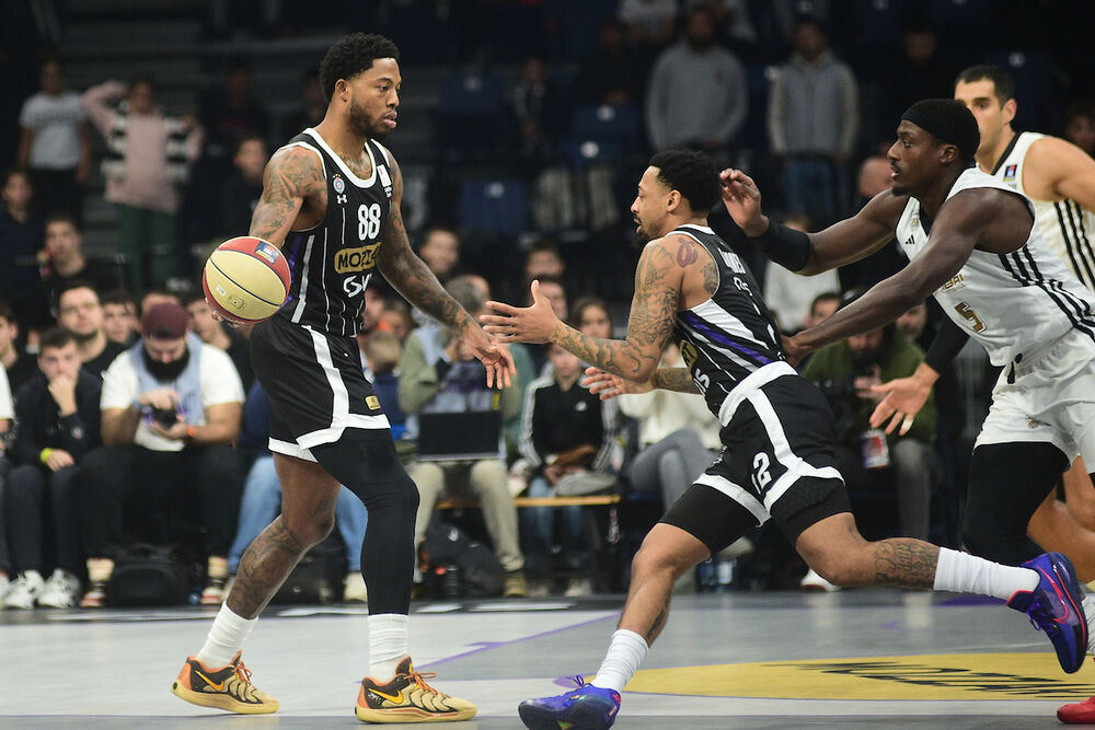 Detalj sa utakmice Partizana i Dubaija