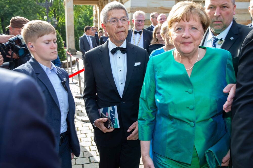 Angela Merkel sa suprugom 