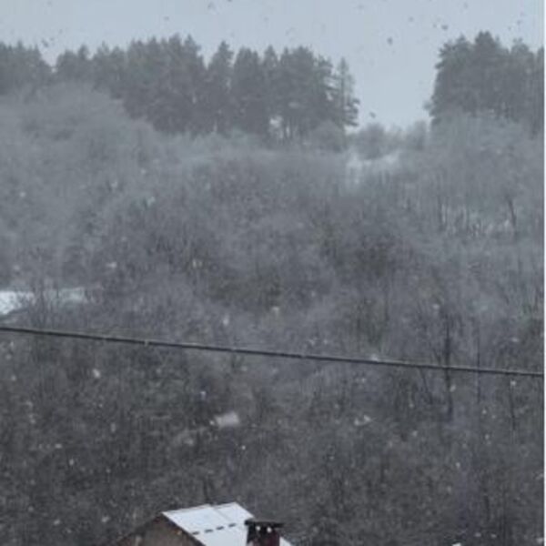 Ogromne snežne pahulje padaju sa neba, prave ''puslice''! Neverovatan snimak krupnog snega iz Crne Gore! (VIDEO)