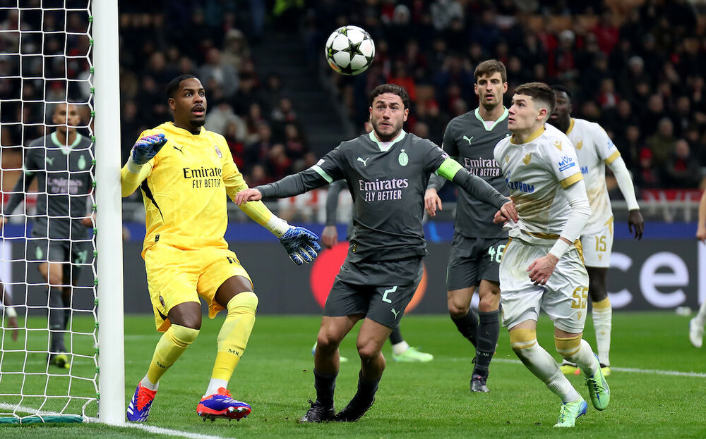 Detalj sa utakmice Milana i Crvene zvezde