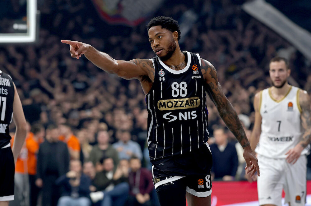 Detalj sa utakmice Partizana i Asvela