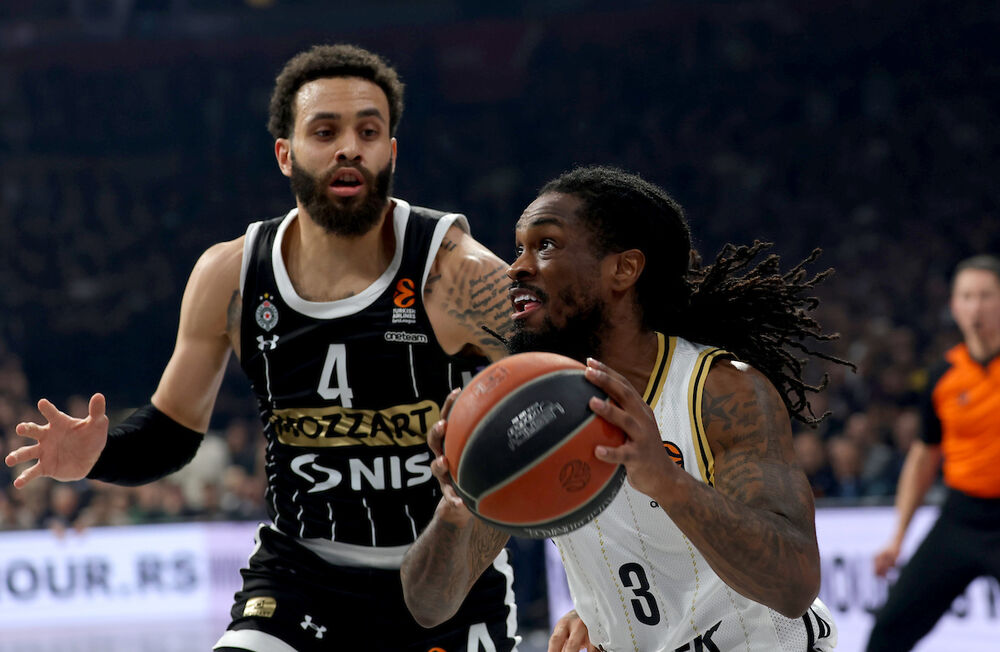 Detalj sa utakmice Partizana i Asvela