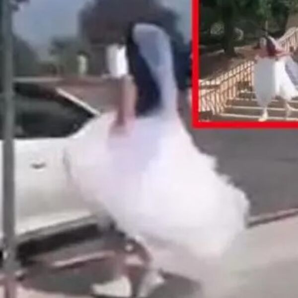 Mladoženja istrčava iz crkve, mlada beži sa nepoznatim muškarcem: Kamera svi snimila, gledajte samo ovaj video