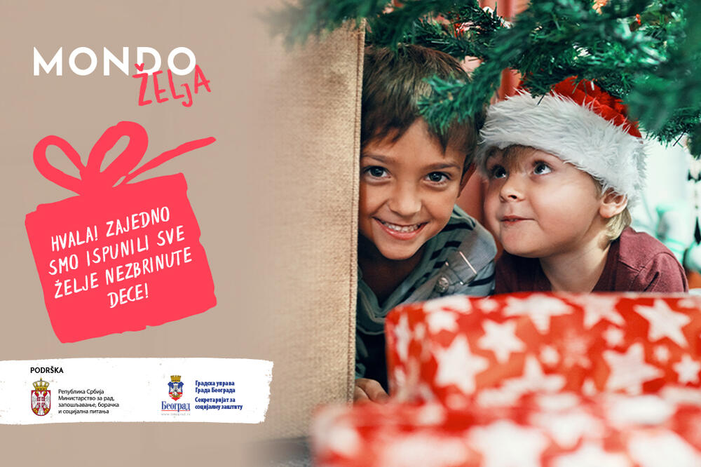 HVALA! Ostvarene su sve novogodišnje želje dece bez roditeljskog staranja