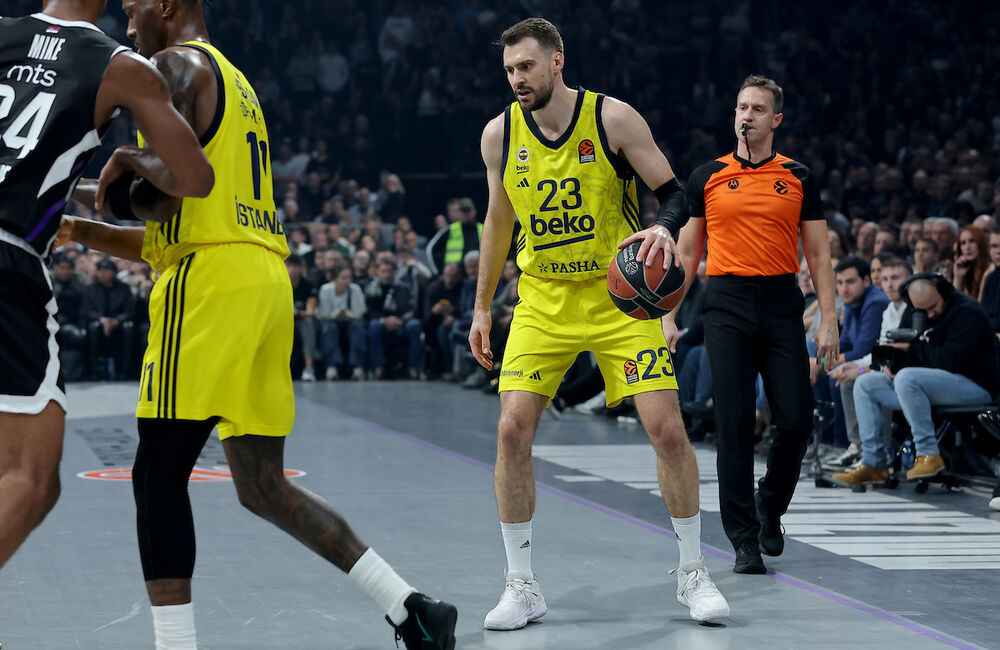 Marko Gudurić na utakmici Partizana i Fenerbahčea