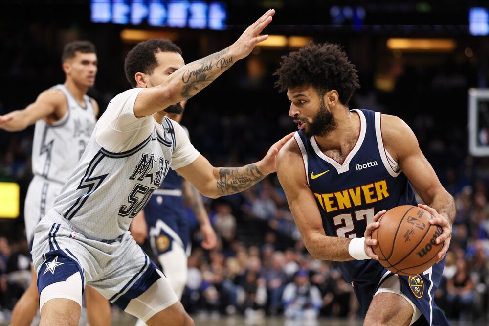 Detalj sa utakmice Orlando Medžika i Denver Nagetsa