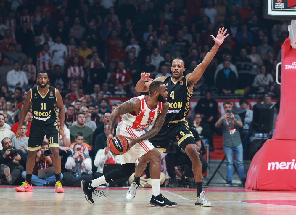 Detalj sa utakmicee Crvene zvezde i Monaka