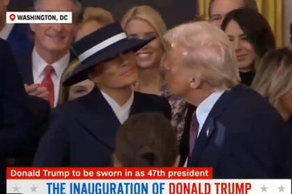Ceo svet bruji o poljupcu Trampa i Melanije tokom njegove inauguracije! Neprijatnije nije moglo, odbila je da...