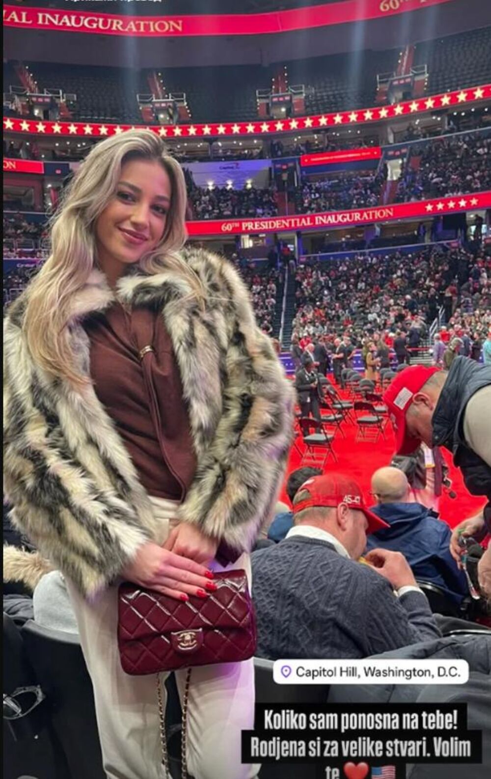 Ćerka Kaje Ostojić na inauguraciji