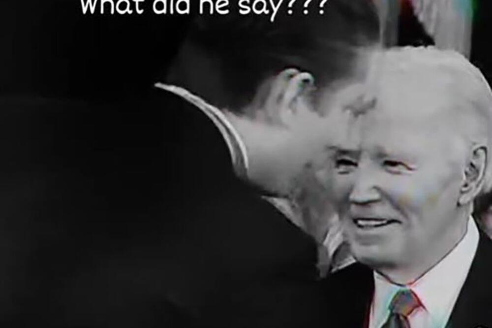 "Taj gest vam samo govori sve": Svet bruji o misterioznom komentaru koji je Baron uputio Bajdenu (VIDEO)