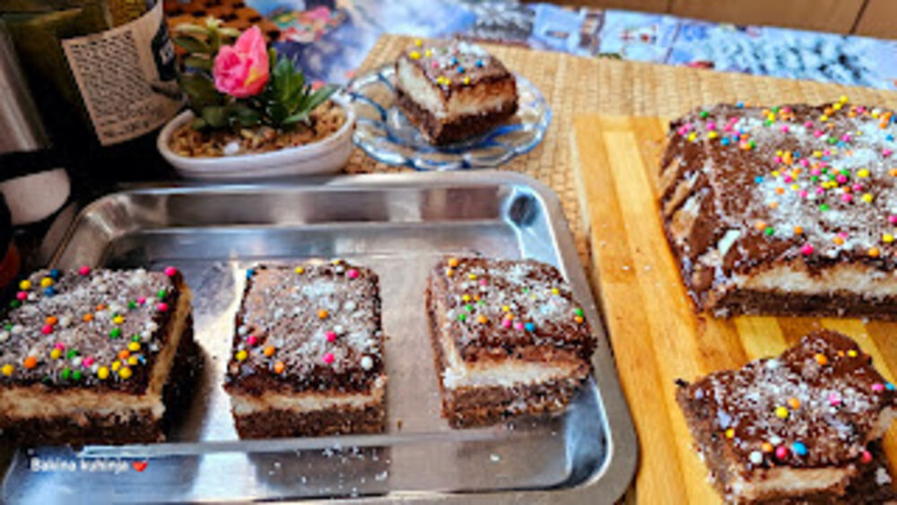 Priprema kokos štangli