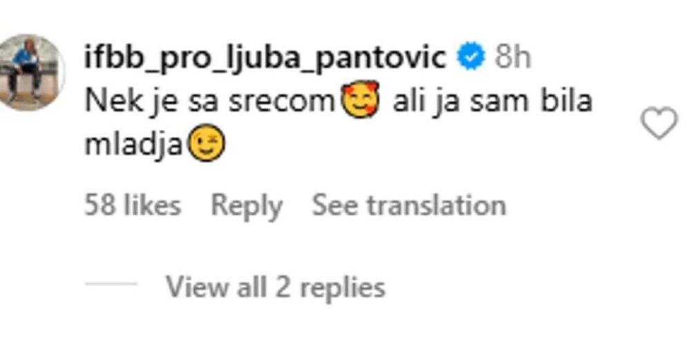 Odgovor Ljube Pantović