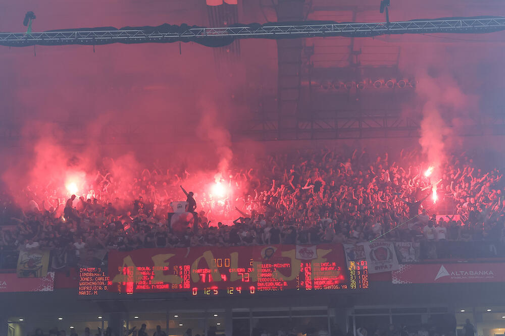 Navijači Crvene zvezde pokvarili Partizanov spektakl na Avali! (Foto)