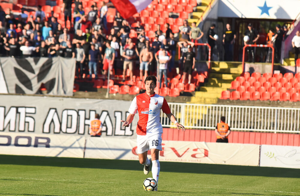 Aleksandar Radovanović u dresu Vojvodine