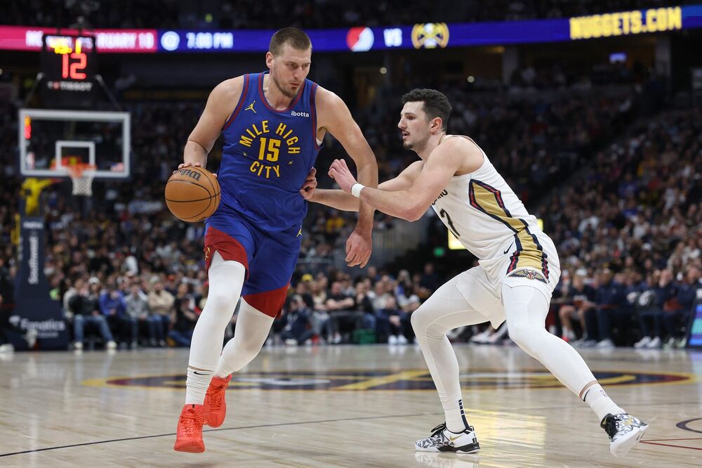 Nikola Jokić, Karlo Matković, NBA liga, NBA, Denver Nagets, Nju Orleans Pelikans