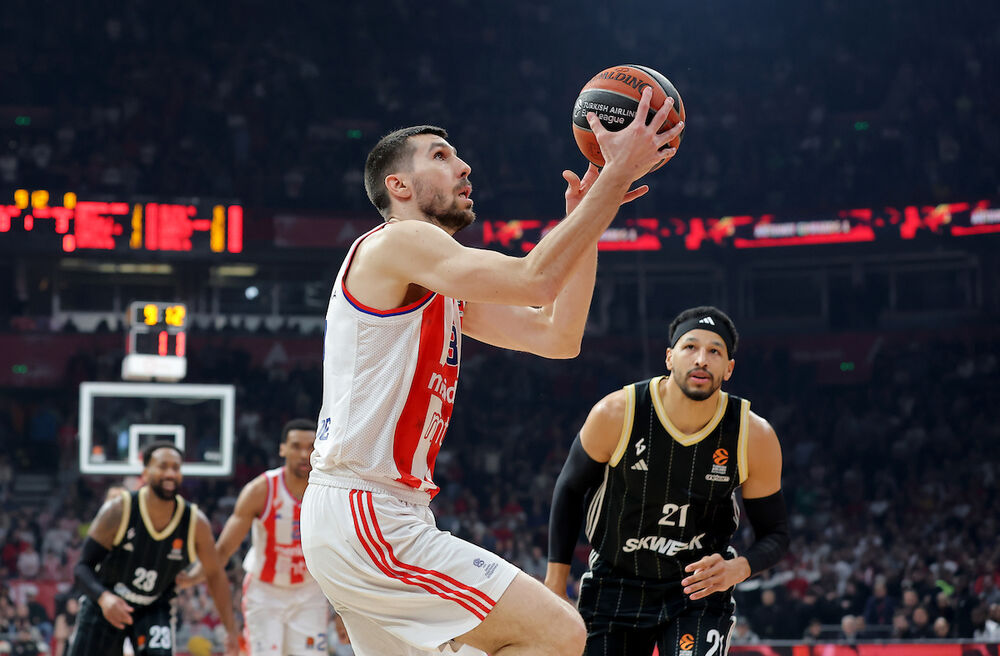 KK Crvena zvezda, KK Asvel, Evroliga, Ognjen Dobrić